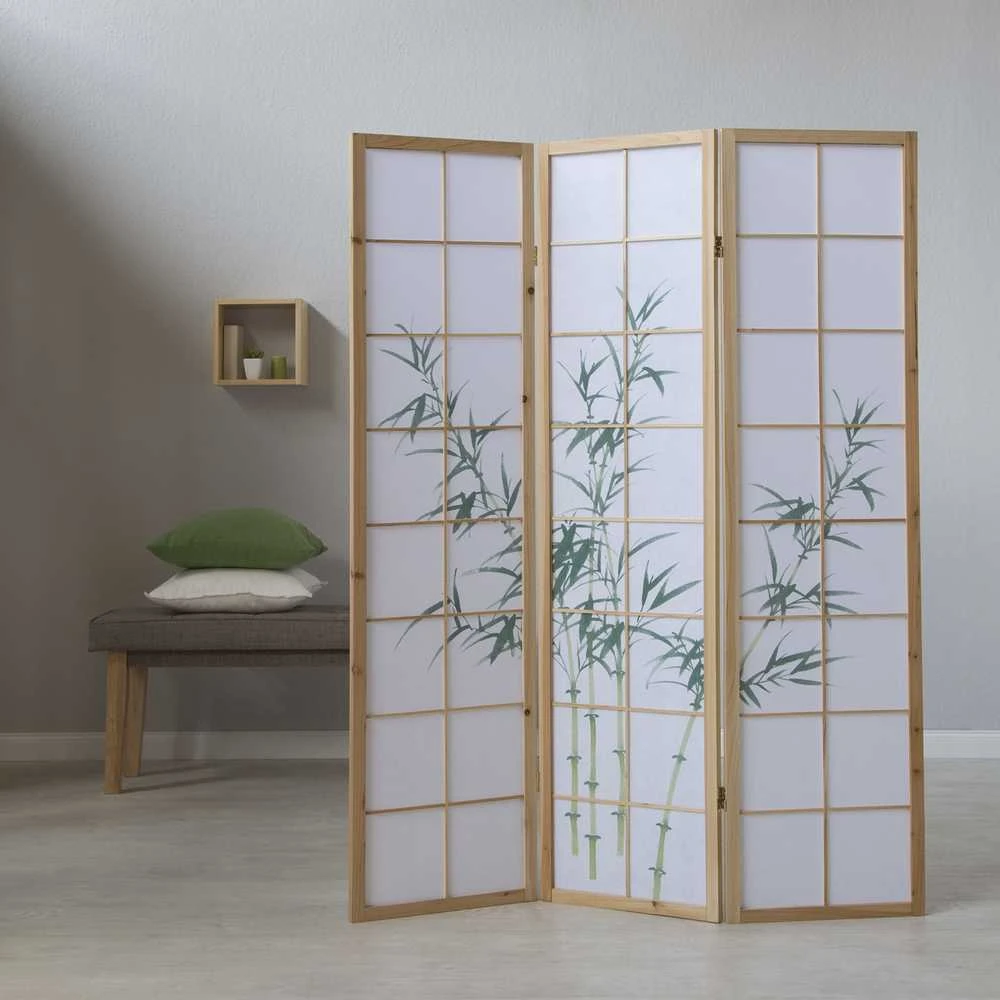 Homestyle4U Kambario pertvara, 132x2.2x175 cm, ruda