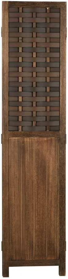 Homestyle4U Kambario pertvara, 120x2x170 cm, ruda