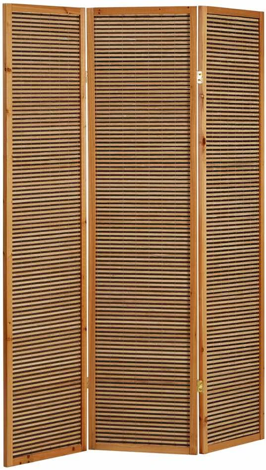 Homestyle4U Kambario pertvara, 132x2,2x175 cm, ruda