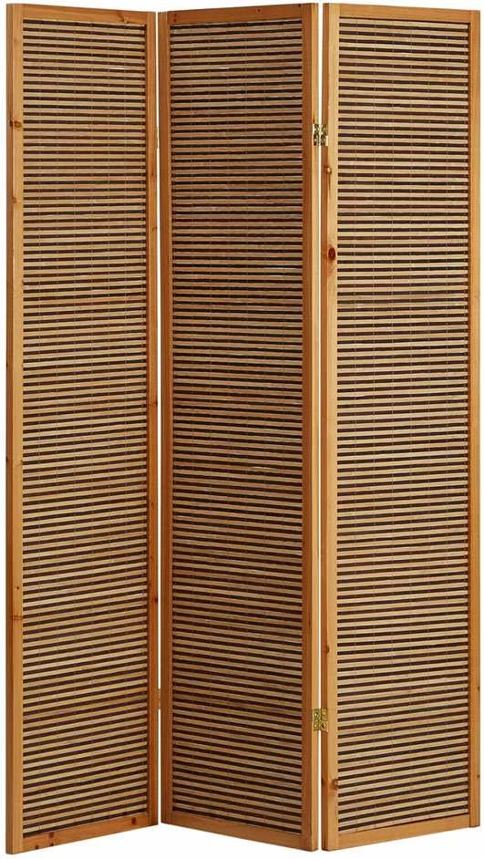Homestyle4U Kambario pertvara, 132x2,2x175 cm, ruda