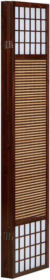 Homestyle4U Kambario pertvara, 176x2.2x175 cm, ruda