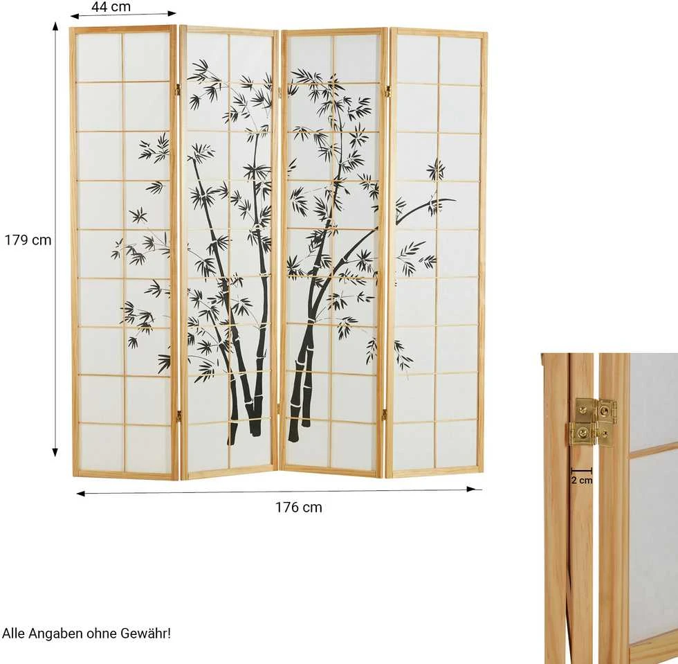 Homestyle4U Kambario pertvara, 176x2x179 cm, ruda