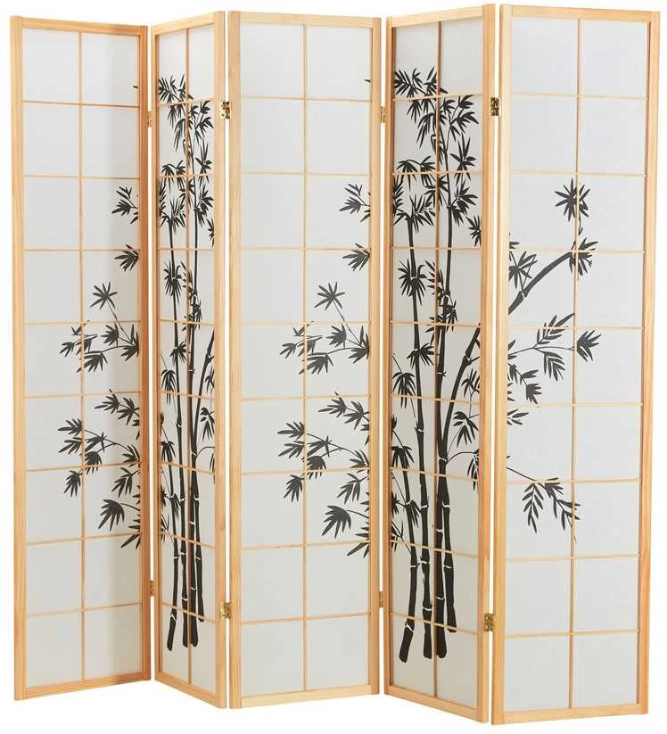 Homestyle4U Kambario pertvara, 220x2x179 cm, ruda