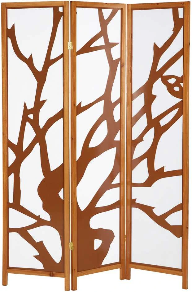 Homestyle4U Kambario pertvara, 130x2.2x175 cm, ruda