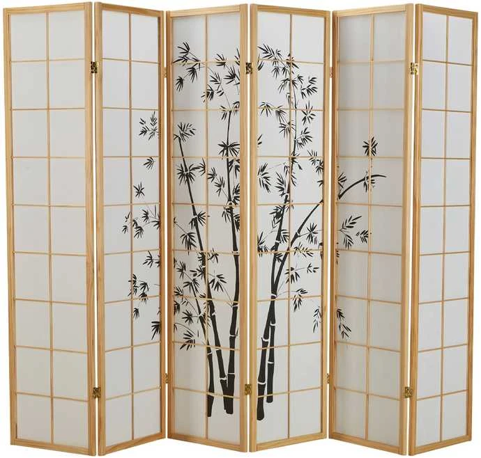 Homestyle4U Kambario pertvara, 263x2x179 cm, smėlio spalvos