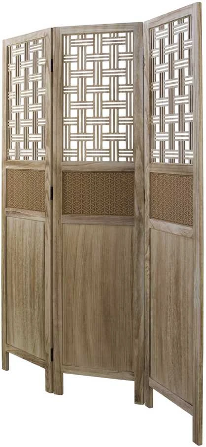 Homestyle4U Kambario pertvara, 120x1,7x170 cm, ruda