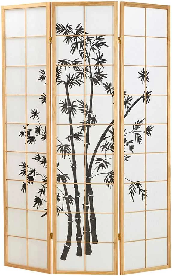 Homestyle4U Kambario pertvara, 132x2x179 cm, balta