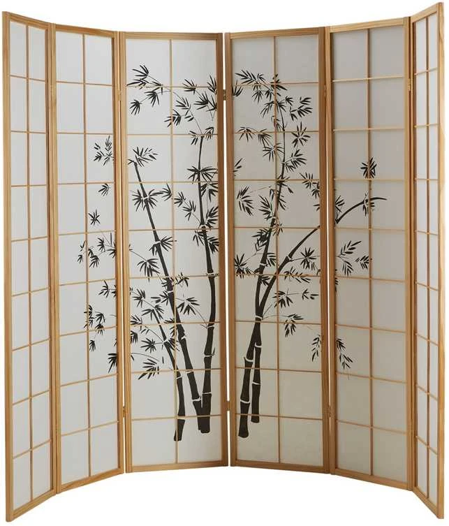 Homestyle4U Kambario pertvara, 263x2x179 cm, smėlio spalvos