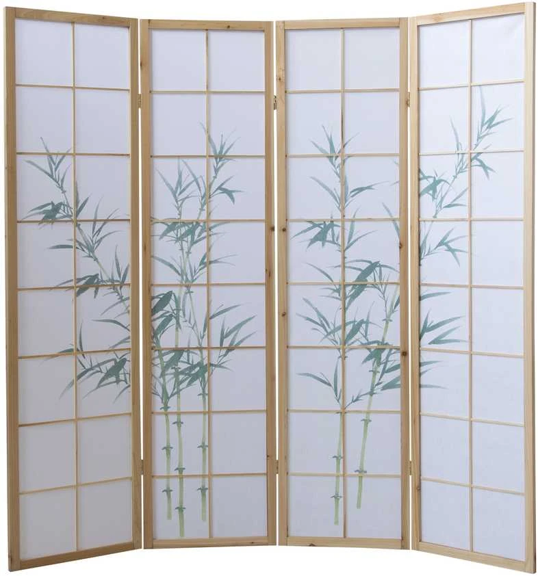 Homestyle4U Kambario pertvara, 176x2.2x175 cm, balta