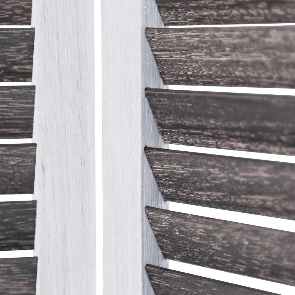 Homestyle4U Kambario pertvara, 120x2x170 cm, ruda, balta