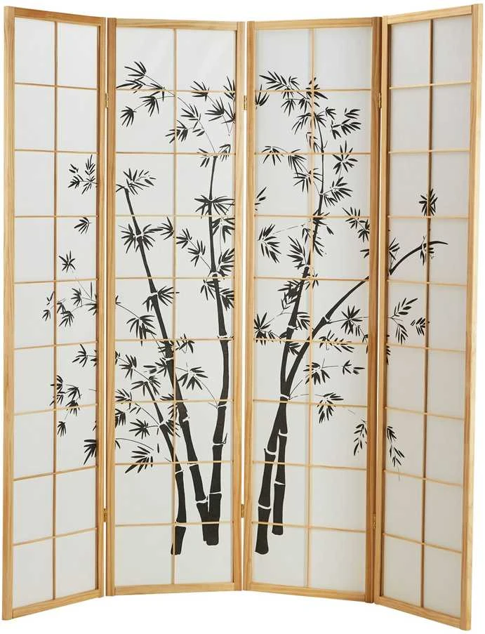 Homestyle4U Kambario pertvara, 176x2x179 cm, ruda