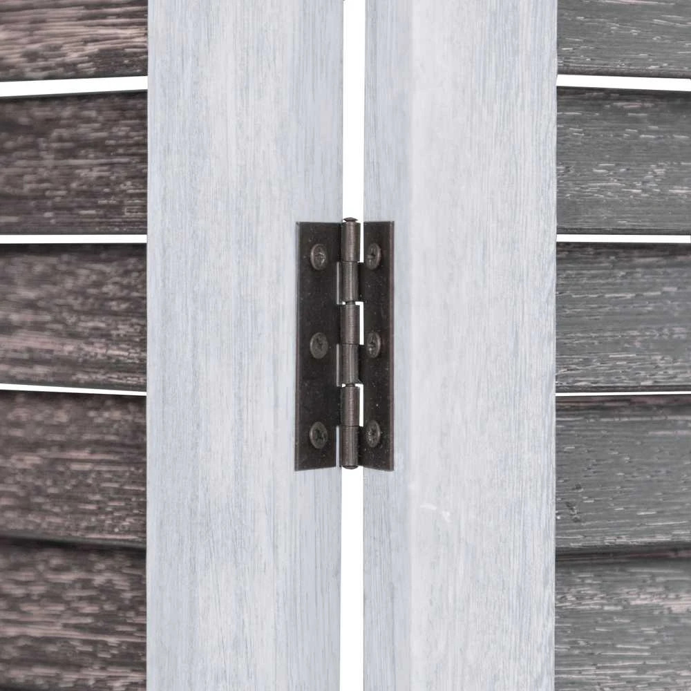 Homestyle4U Kambario pertvara, 120x2x170 cm, ruda, balta