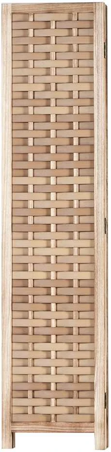 Homestyle4U Kambario pertvara, 120x2x170 cm, ruda