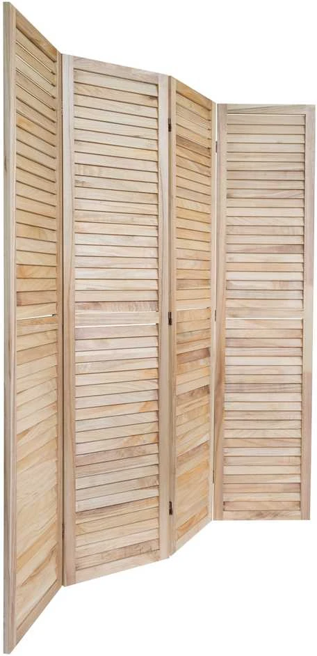 Homestyle4U Kambario pertvara, 160x2x170 cm, ruda