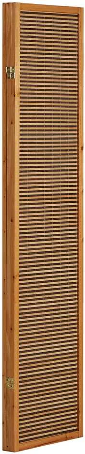 Homestyle4U Kambario pertvara, 132x2,2x175 cm, ruda