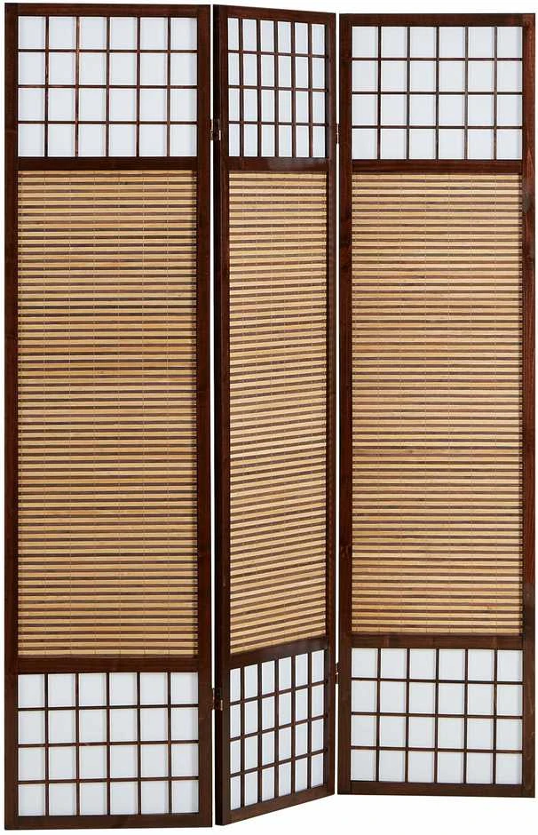 Homestyle4U Kambario pertvara, 132x2.2x175 cm, ruda