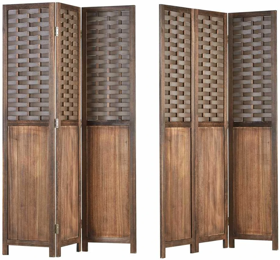 Homestyle4U Kambario pertvara, 120x2.2x170 cm, ruda