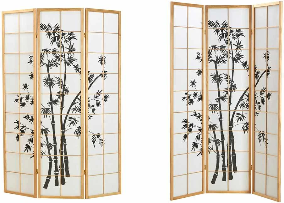Homestyle4U Kambario pertvara, 132x2x179 cm, balta