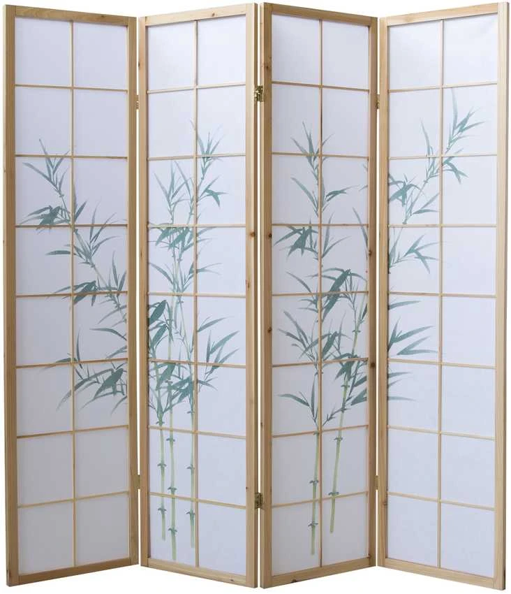 Homestyle4U Kambario pertvara, 176x2.2x175 cm, balta
