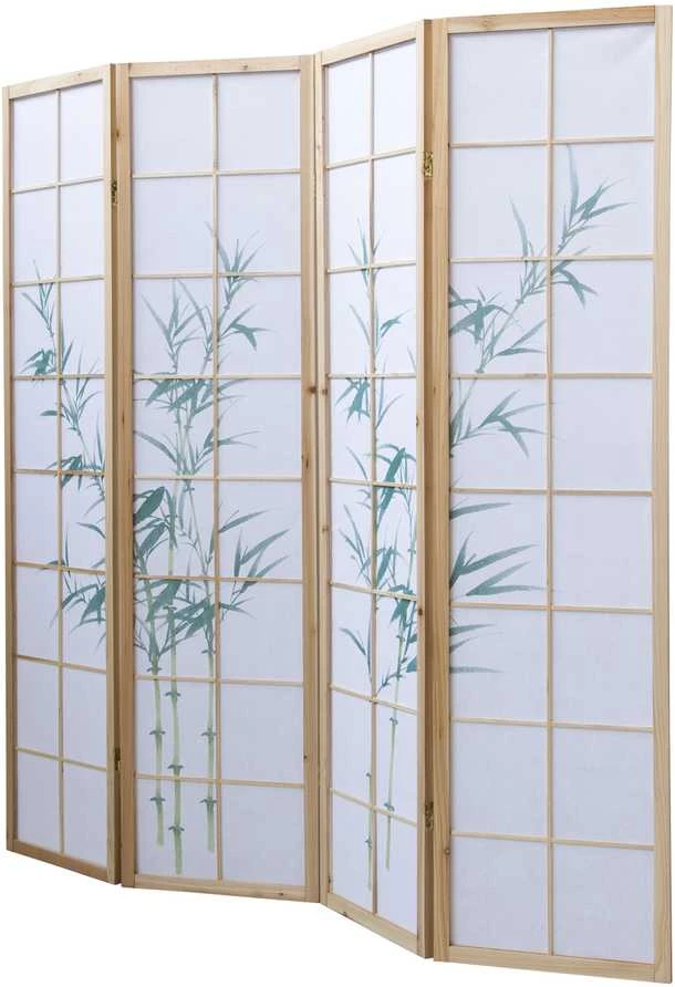 Homestyle4U Kambario pertvara, 176x2.2x175 cm, balta