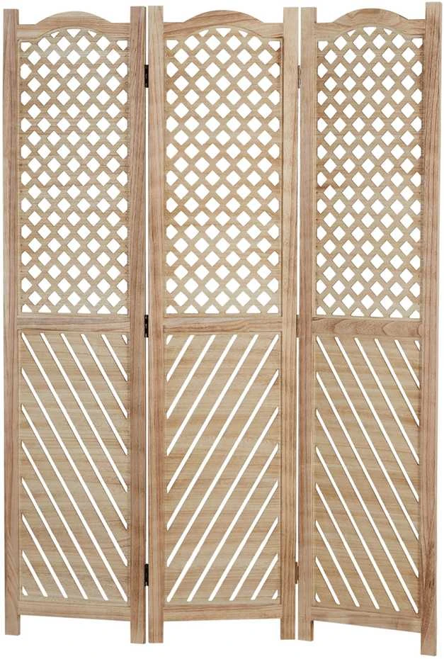 Homestyle4U Kambario pertvara, 120x2x170 cm, ruda