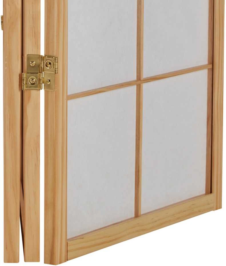 Homestyle4U Kambario pertvara, 176x2x179 cm, ruda