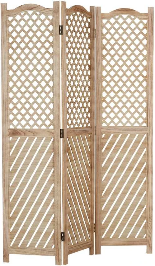 Homestyle4U Kambario pertvara, 120x2x170 cm, ruda