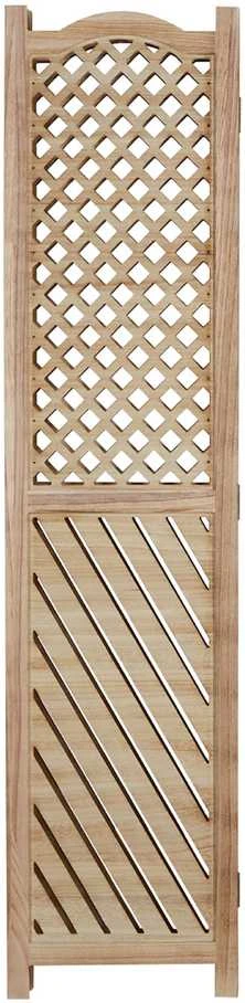 Homestyle4U Kambario pertvara, 120x2x170 cm, ruda