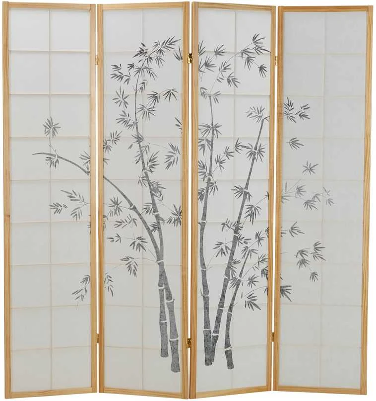 Homestyle4U Kambario pertvara, 176x2x179 cm, ruda