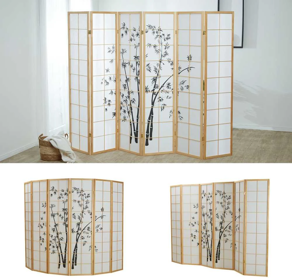 Homestyle4U Kambario pertvara, 263x2x179 cm, smėlio spalvos