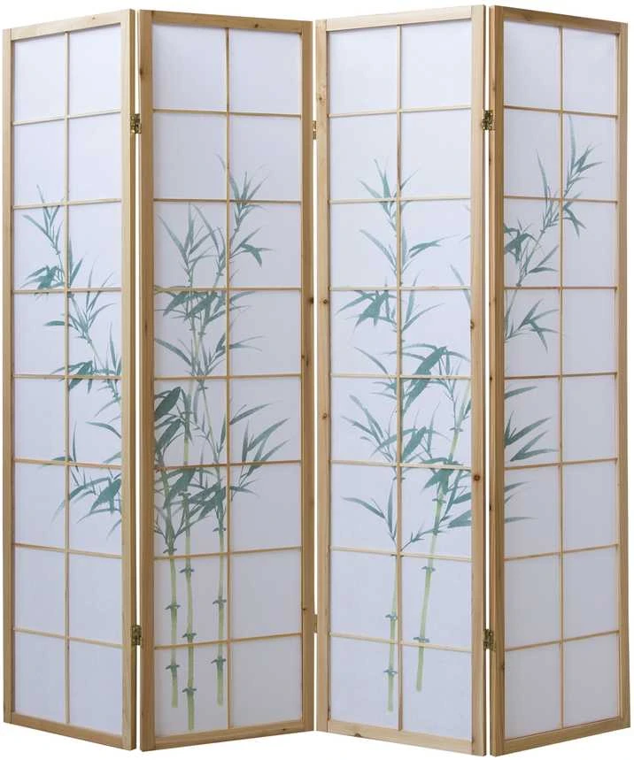 Homestyle4U Kambario pertvara, 176x2.2x175 cm, balta
