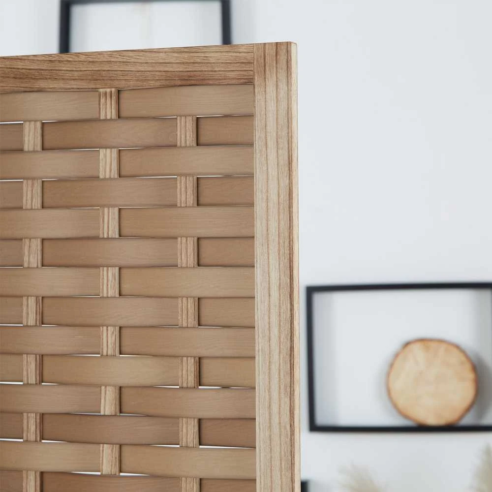 Homestyle4U Kambario pertvara, 120x2x170 cm, ruda