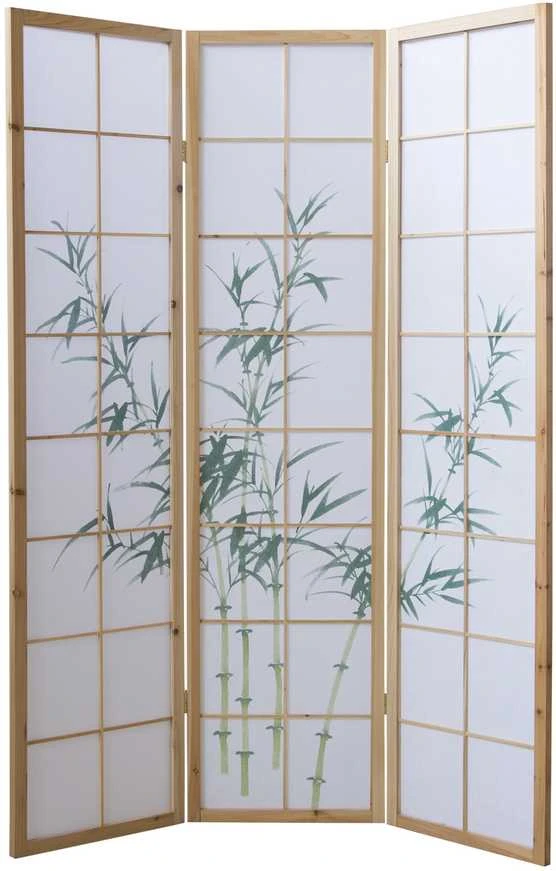 Homestyle4U Kambario pertvara, 132x2.2x175 cm, ruda