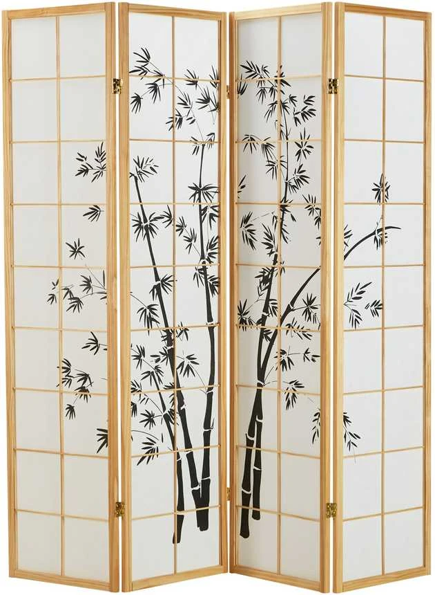 Homestyle4U Kambario pertvara, 176x2x179 cm, ruda