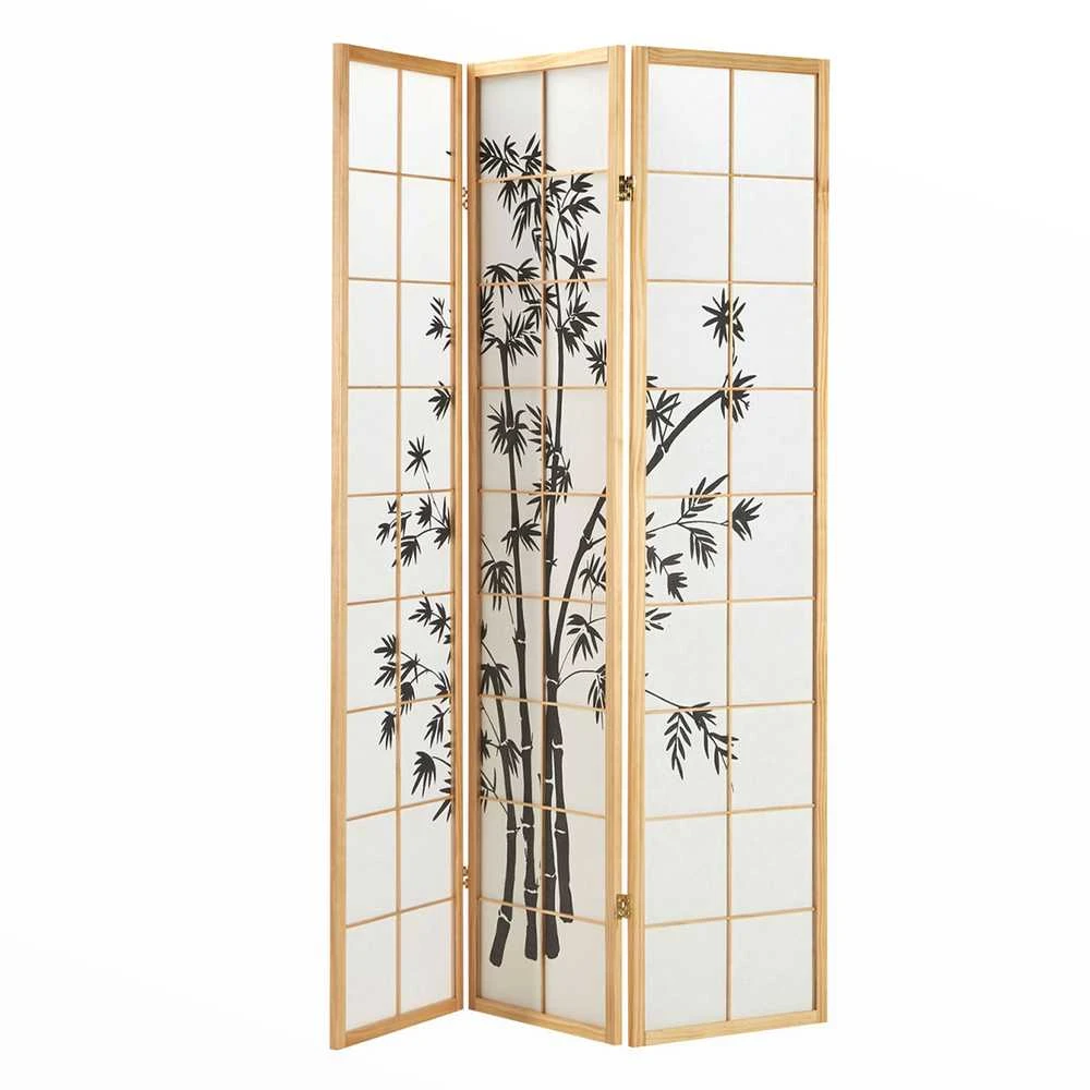 Homestyle4U Kambario pertvara, 132x2x179 cm, balta