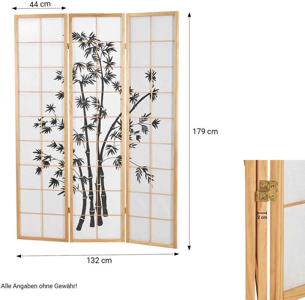 Homestyle4U Kambario pertvara, 132x2x179 cm, balta
