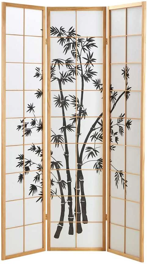 Homestyle4U Kambario pertvara, 132x2x179 cm, balta