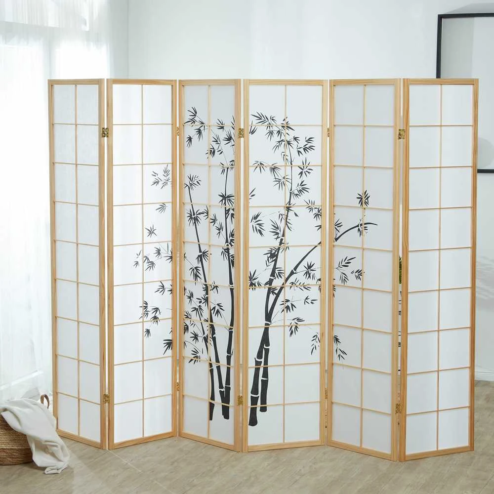 Homestyle4U Kambario pertvara, 263x2x179 cm, smėlio spalvos