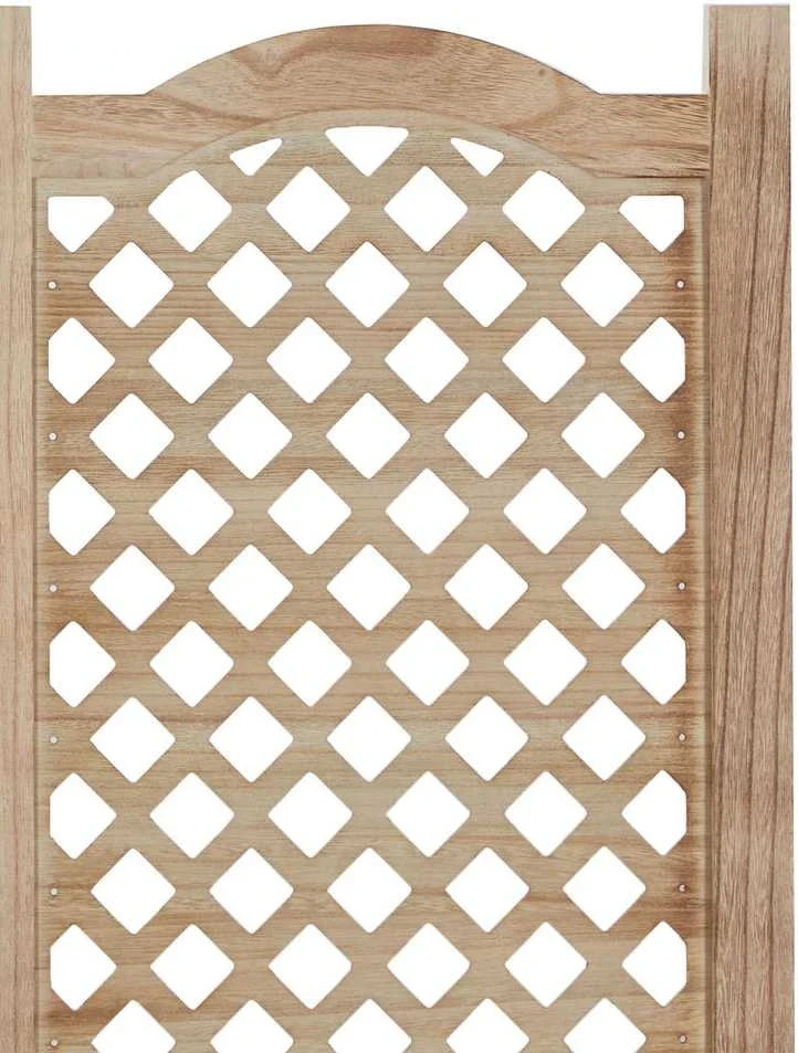 Homestyle4U Kambario pertvara, 120x2x170 cm, ruda