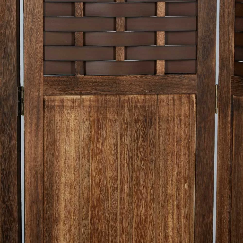 Homestyle4U Kambario pertvara, 120x2x170 cm, ruda