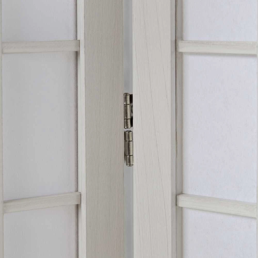 Homestyle4U Kambario pertvara, 220x2.2x175 cm, balta