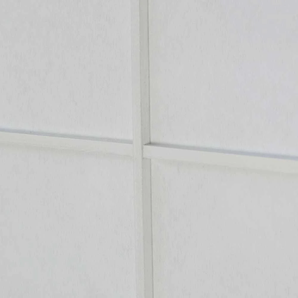 Homestyle4U Kambario pertvara, Shoji sulankstoma, 264x2.2x175 cm, balta