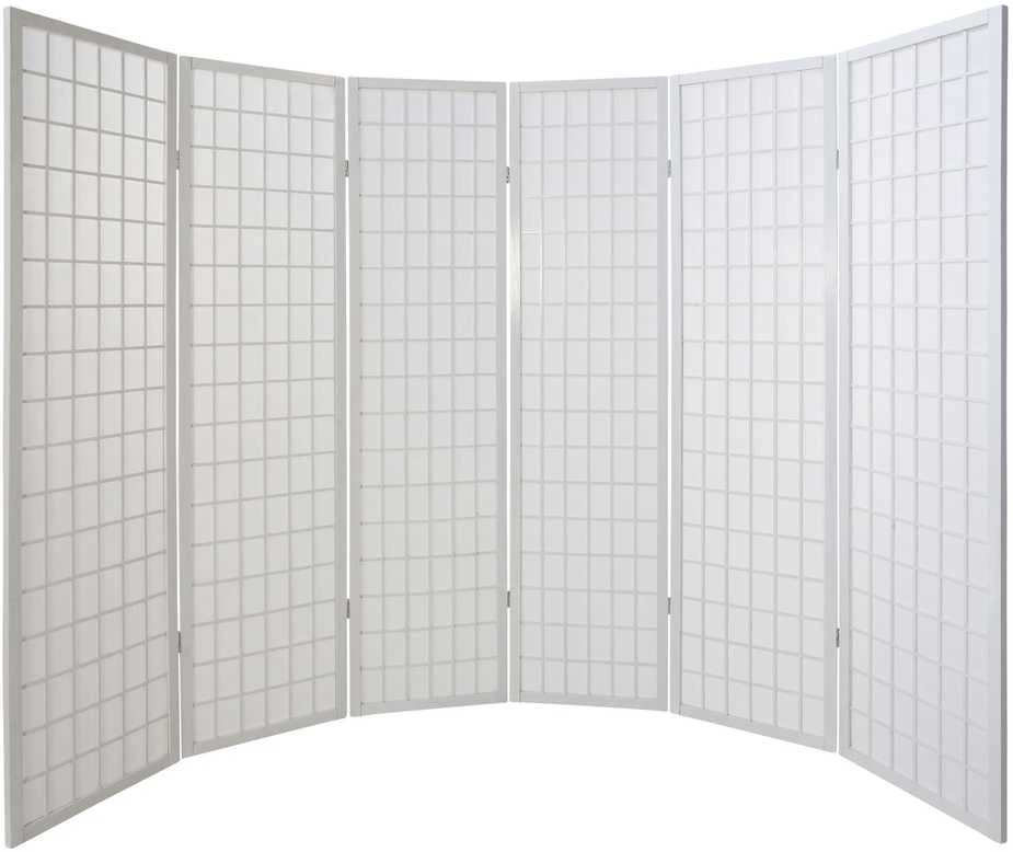 Homestyle4U Kambario pertvara, 264x2.2x175 cm, balta