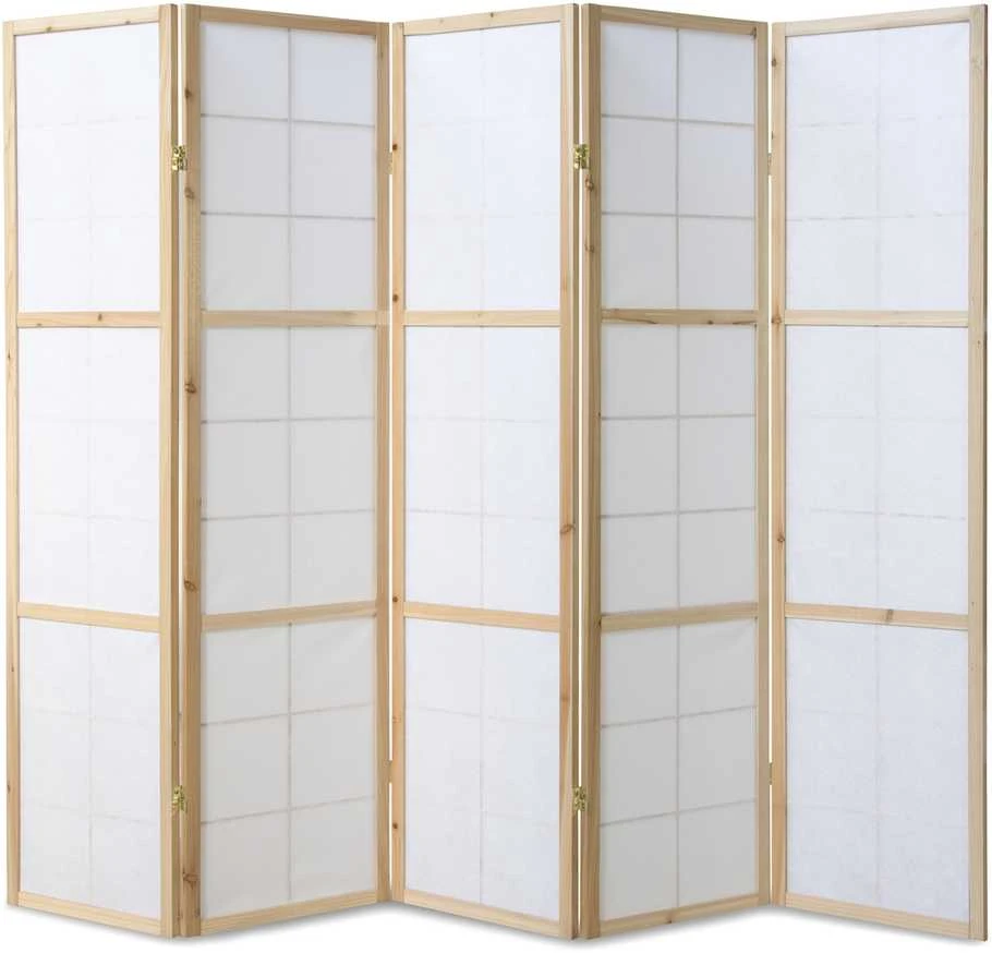 Homestyle4U Kambario pertvara, 220x2.2x175 cm, balta
