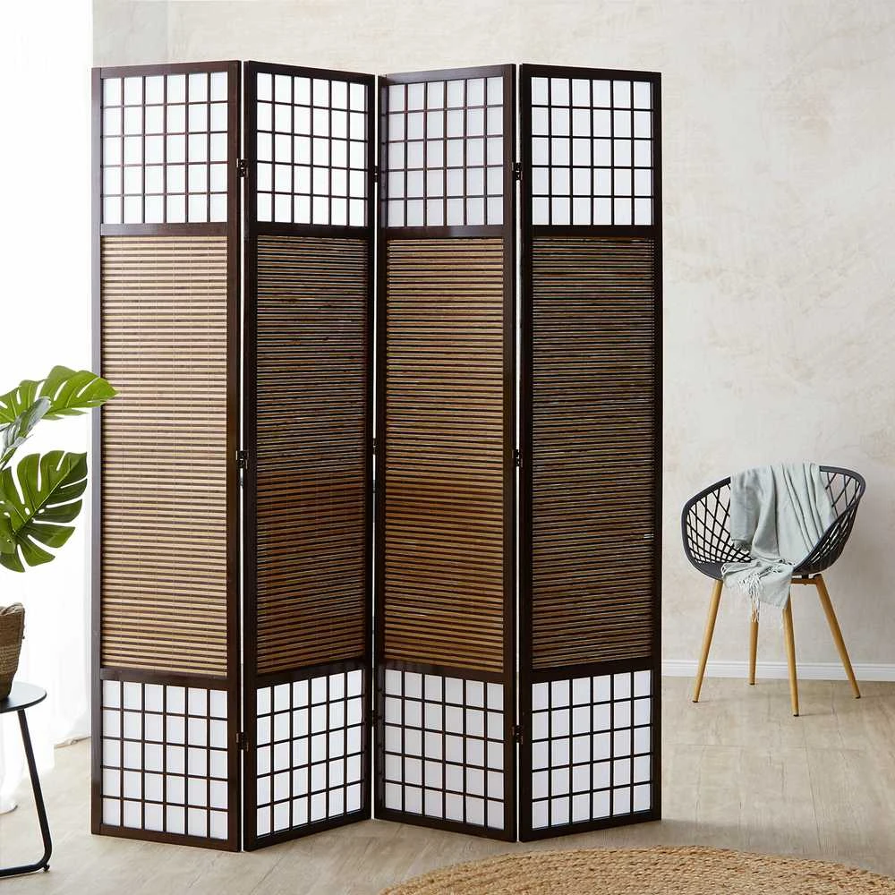 Homestyle4U Kambario pertvara, 160x200x1,8 cm, ruda