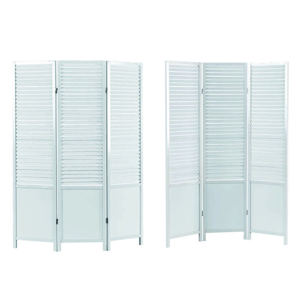 Homestyle4U Kambario pertvara, 130x2,2x175 cm, balta