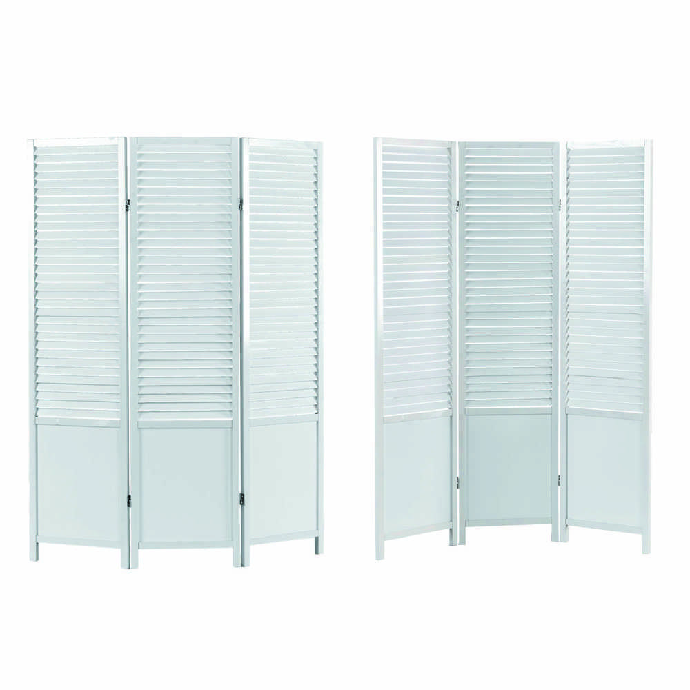 Homestyle4U Kambario pertvara, 130x2,2x175 cm, balta