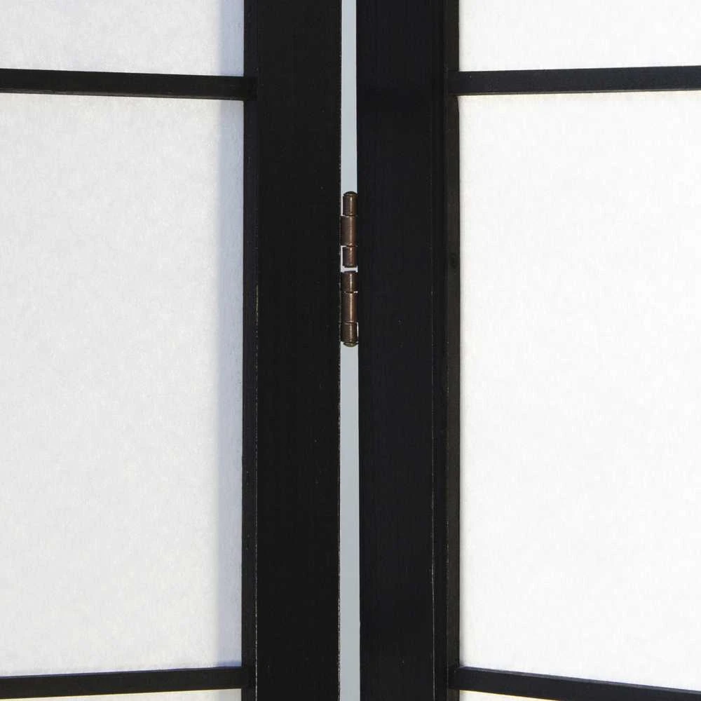Homestyle4U Kambario pertvara, 220x2,2x175 cm, juoda