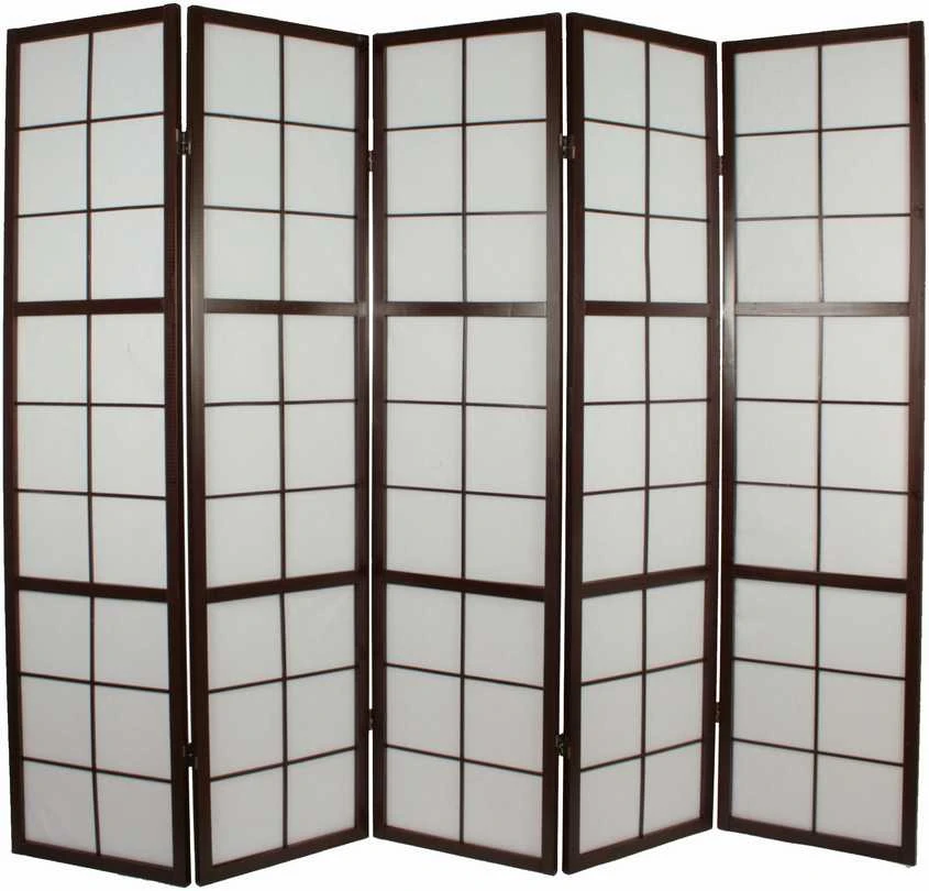 Homestyle4U Kambario pertvara, 220x2,2x175 cm, juoda