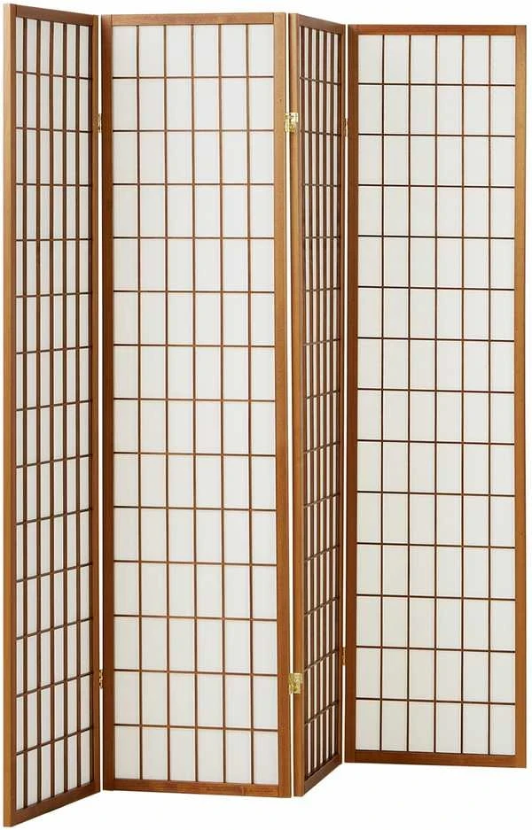 Homestyle4U Kambario pertvara, 176x2,2x175 cm, ruda